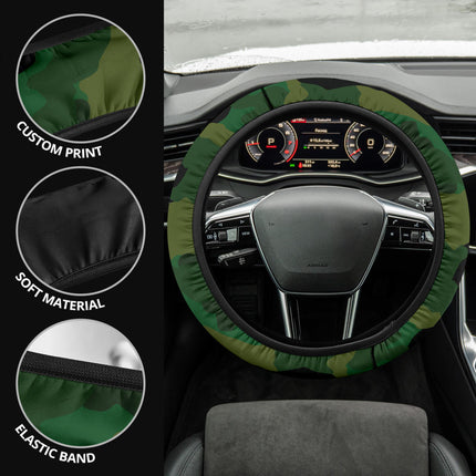 Jungle Camo Steering Wheel Cover - Carbone's Marketplace