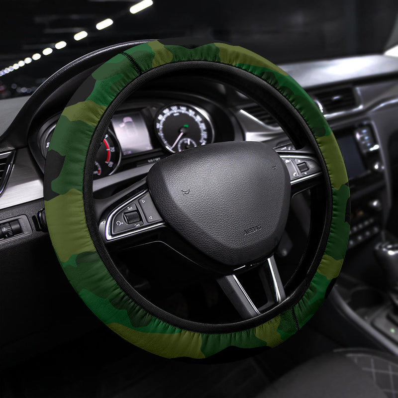 Jungle Camo Steering Wheel Cover - Carbone&