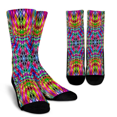 Kaleidoscope Crew Socks - Carbone's Marketplace