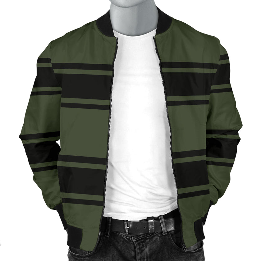Khaki Men's Bomber Jacket - Carbone's Marketplace