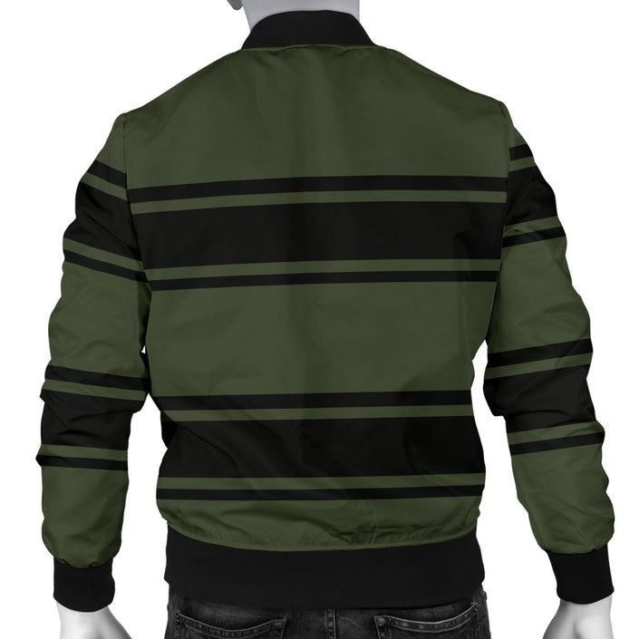 Khaki Men's Bomber Jacket - Carbone's Marketplace