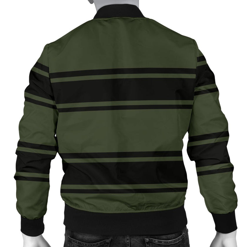 Khaki Men's Bomber Jacket - Carbone's Marketplace