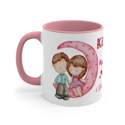 Kiss Me Valentines Mug, 11oz. Valentines Mug, Heart Valentine, Love Valentine - Carbone's Marketplace