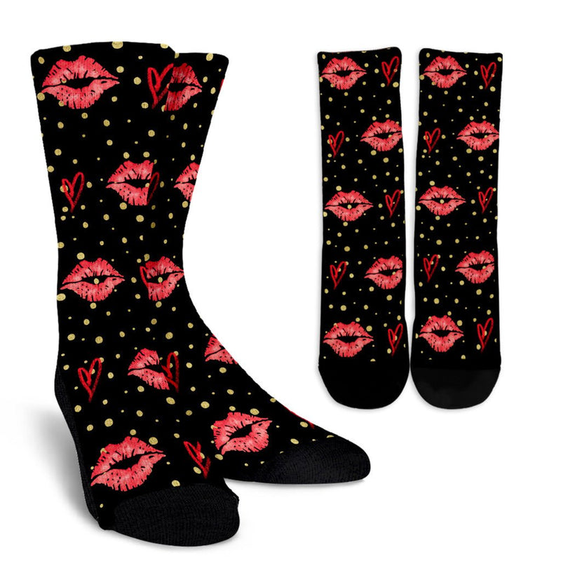 Kisses Socks - Carbone&