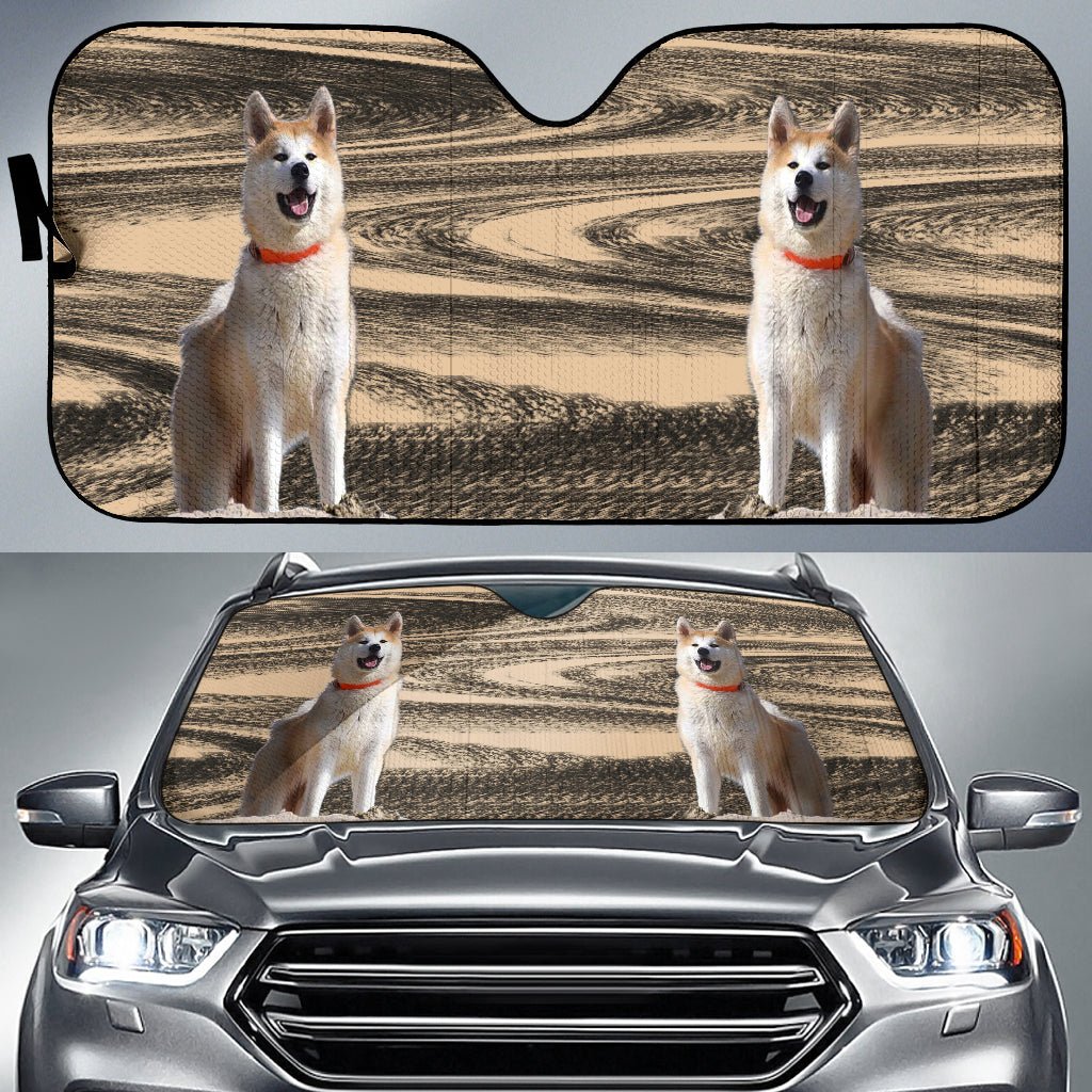 korean jindo dog Auto Sun Shade - Carbone's Marketplace