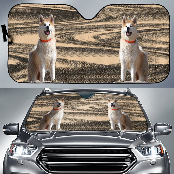 korean jindo dog Auto Sun Shade - Carbone's Marketplace