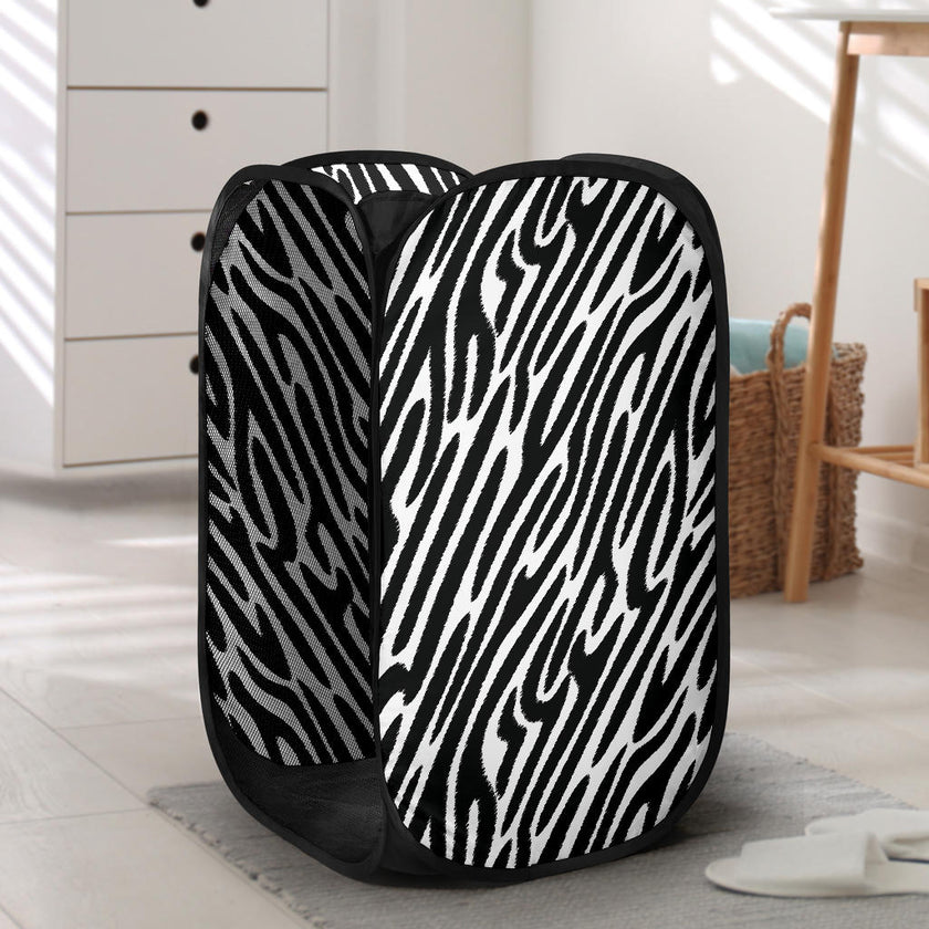 Laundry Hamper Zebra Animal Print - Carbone's Marketplace