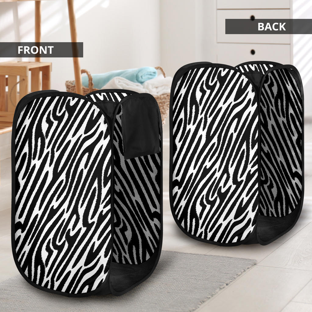 Laundry Hamper Zebra Animal Print - Carbone's Marketplace