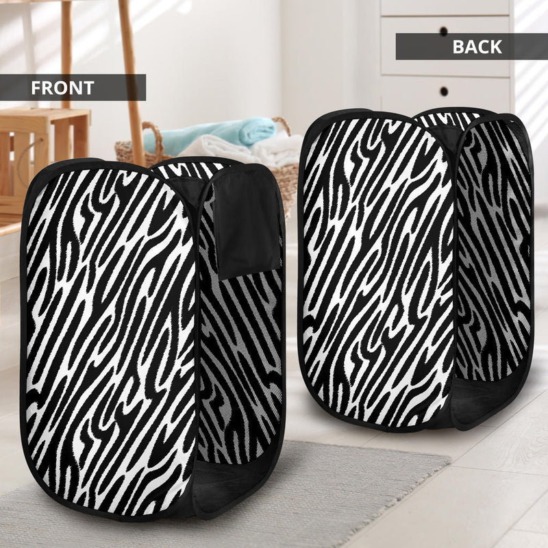 Laundry Hamper Zebra Animal Print - Carbone&