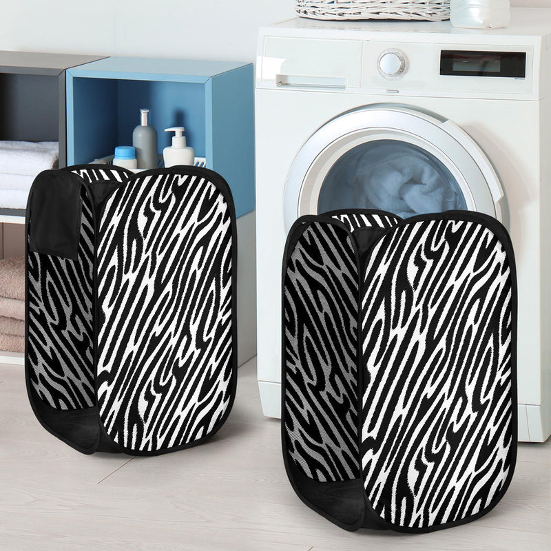 Laundry Hamper Zebra Animal Print - Carbone&