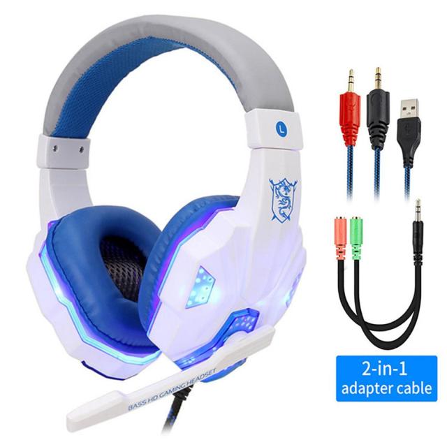 Led Light Wired Gamer Headset - Carbone's Marketplace