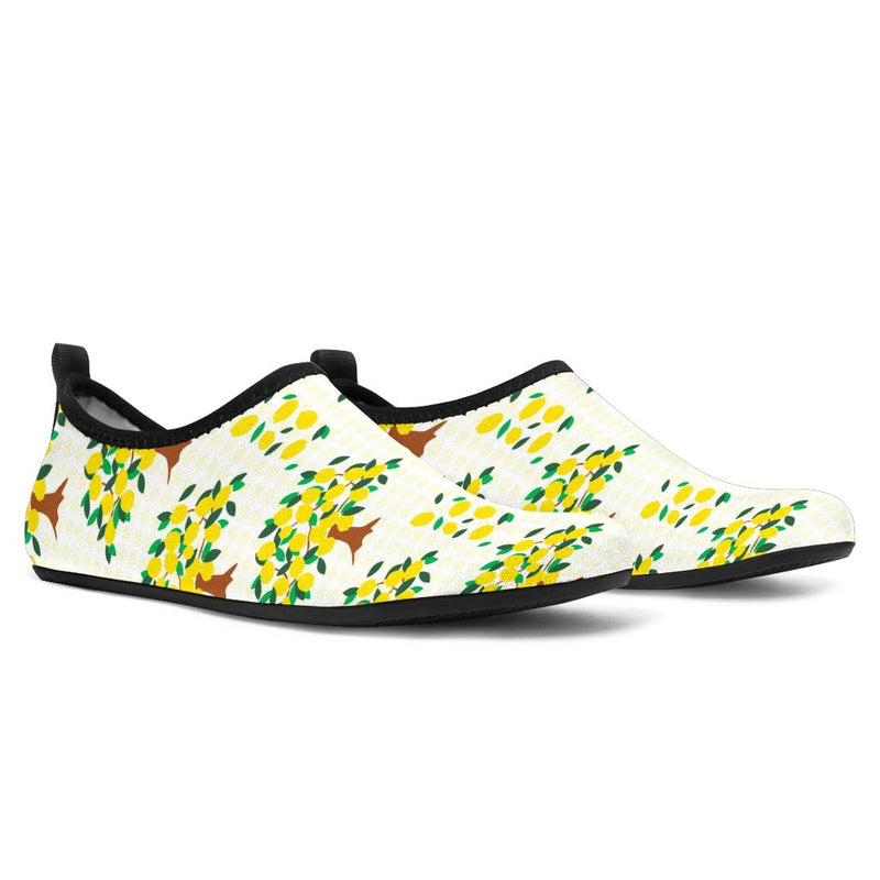 Lemon Grove Aqua Shoes - Carbone&