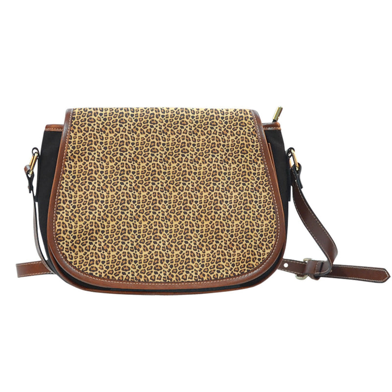 LEOPARD SADDLE BAG - Carbone&