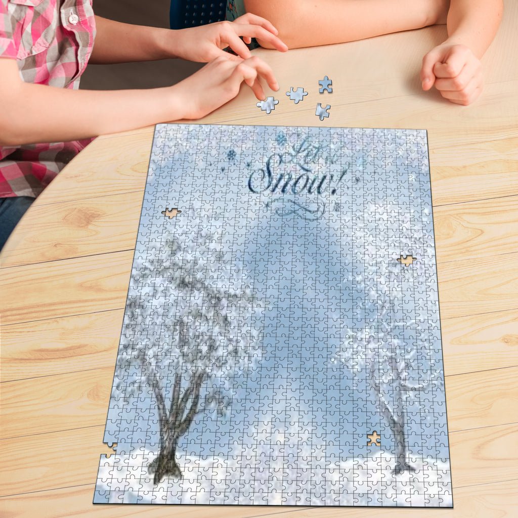 Let It Snow Jigsaw Puzzle - Carbone's Marketplace