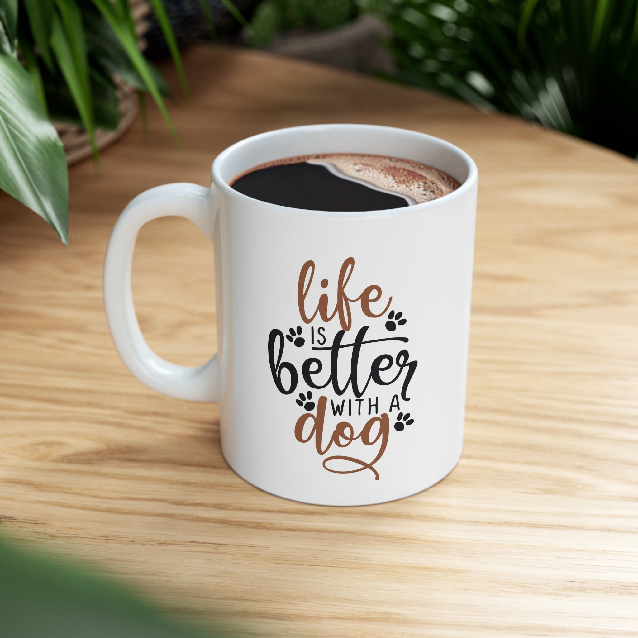 Life is Better With a Dog Mug 11oz - Carbone's Marketplace