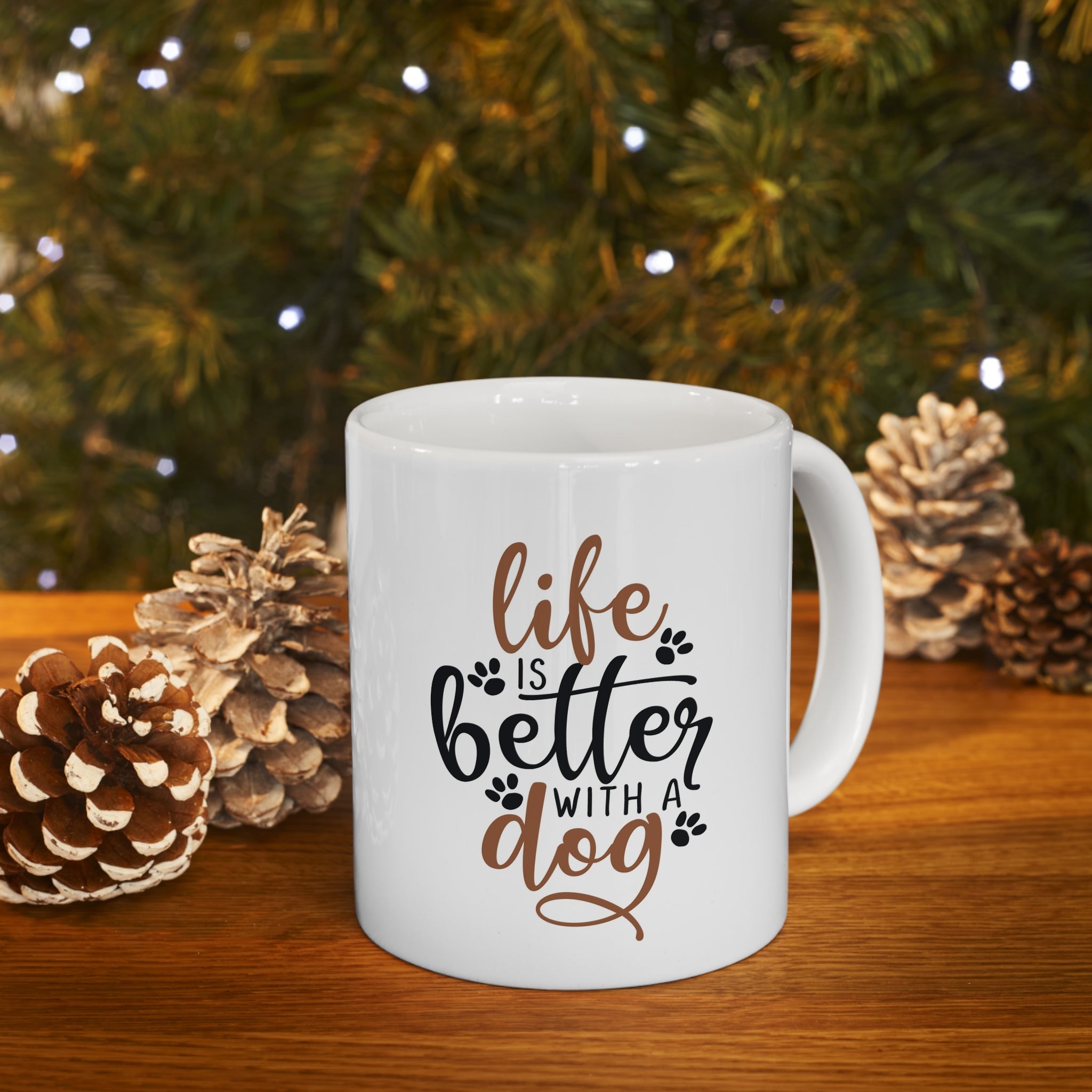 Life is Better With a Dog Mug 11oz - Carbone's Marketplace