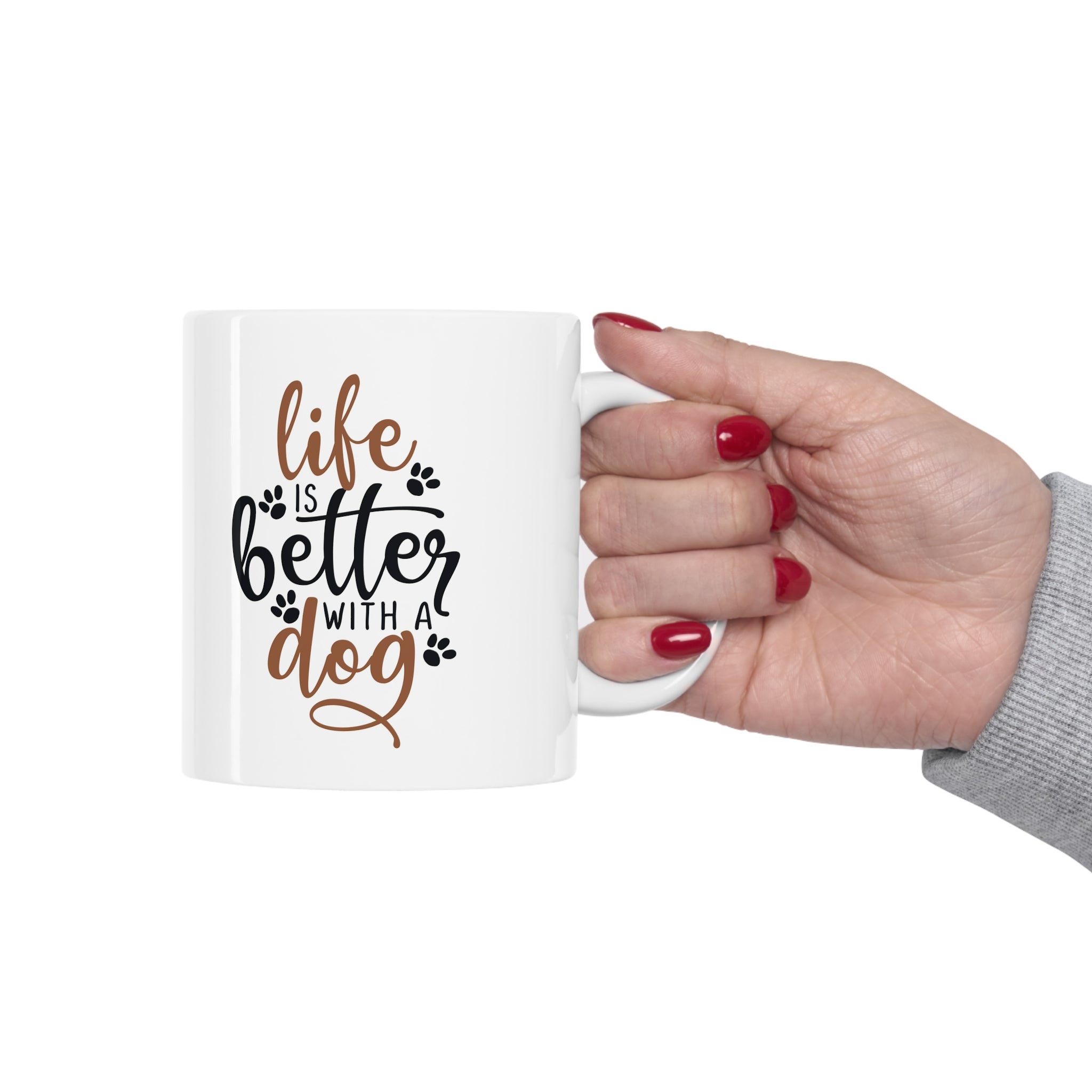 Life is Better With a Dog Mug 11oz - Carbone's Marketplace