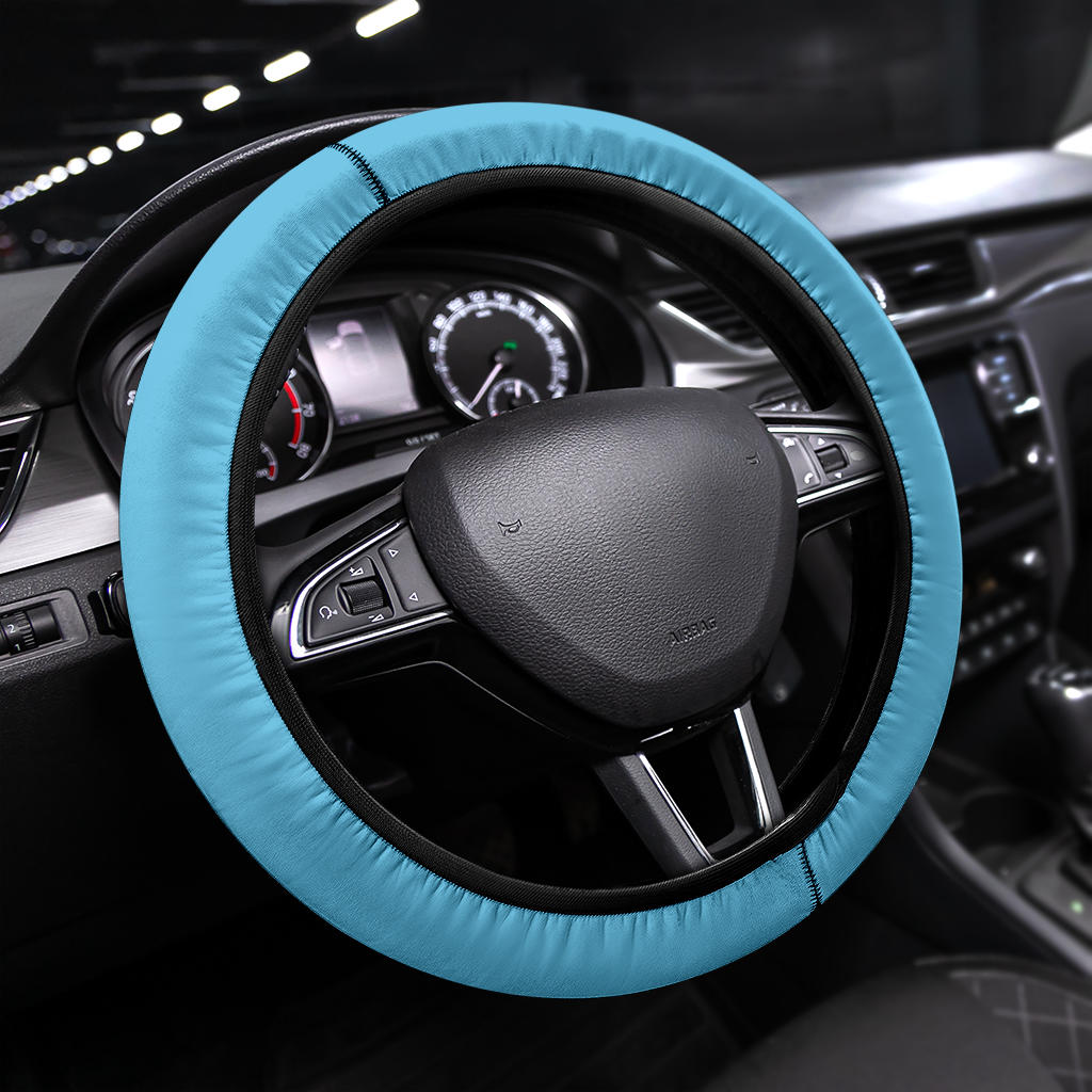 Light Blue Steering Wheel Cover - Carbone's Marketplace