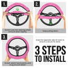 Light Pink Steering Wheel Cover - Carbone's Marketplace