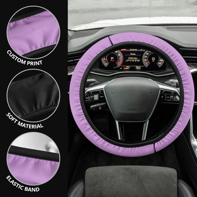 Lilac Steering Wheel Cover - Carbone&