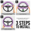 Lilac Steering Wheel Cover - Carbone's Marketplace