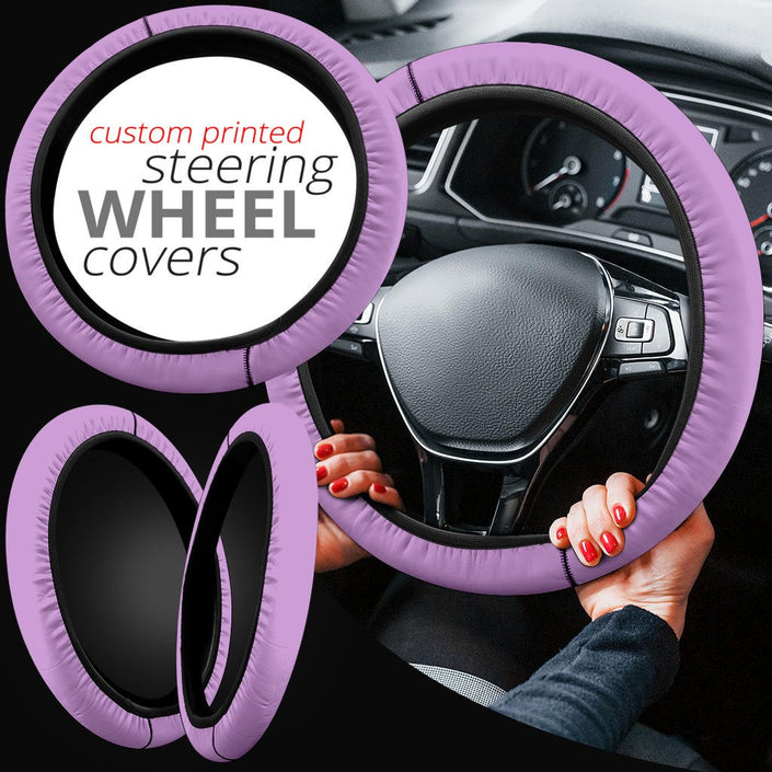 Lilac Steering Wheel Cover - Carbone's Marketplace