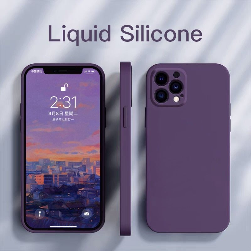 Liquid Silicone Phone Case - Carbone&