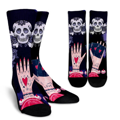 Love Ink Socks for Lovers of Tattoos and Skulls - Carbone's Marketplace