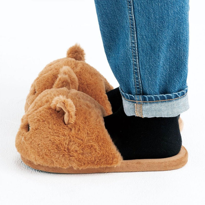 Lovely Plush Kitten Soft Slippers - Carbone&