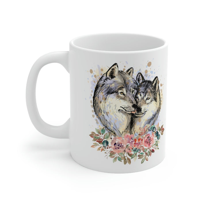 Loving Wolves Mug 11oz - Carbone's Marketplace