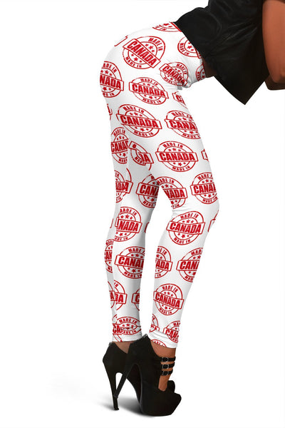 MADE IN CANADA Leggings White - Carbone's Marketplace