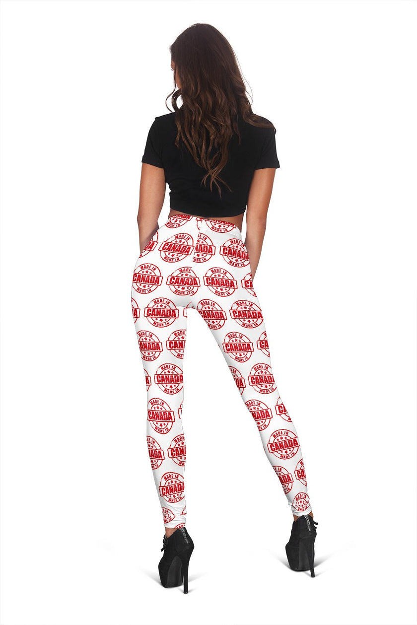 MADE IN CANADA Leggings White - Carbone's Marketplace