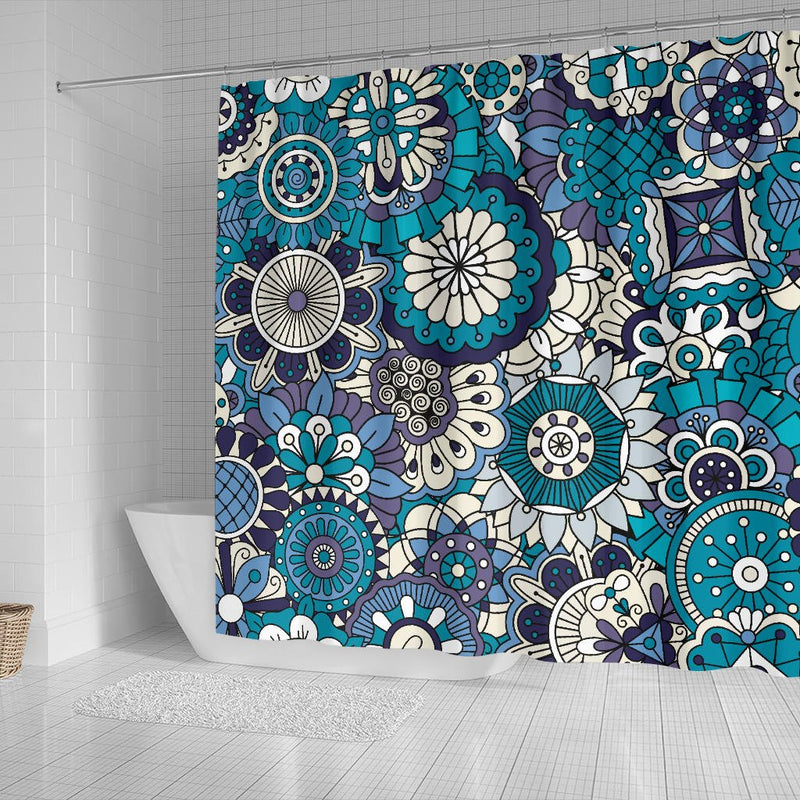 Magic Mandala Vol. 3 Shower Curtain - Carbone&