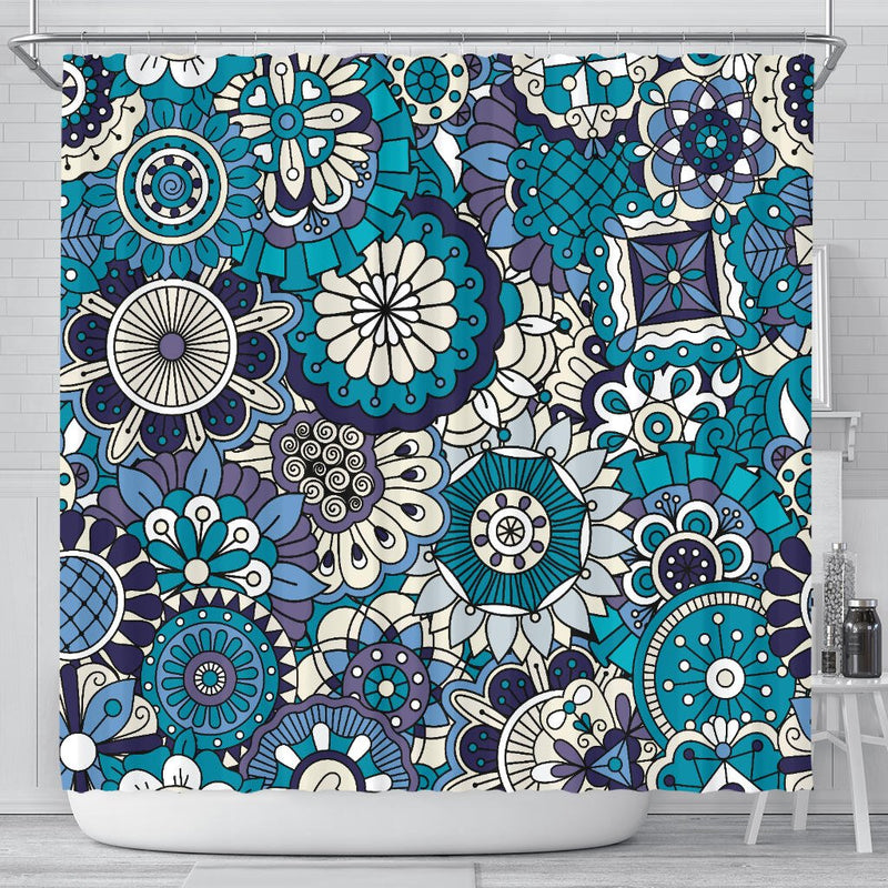 Magic Mandala Vol. 3 Shower Curtain - Carbone&