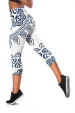 Mandala Capris Leggings - Carbone's Marketplace