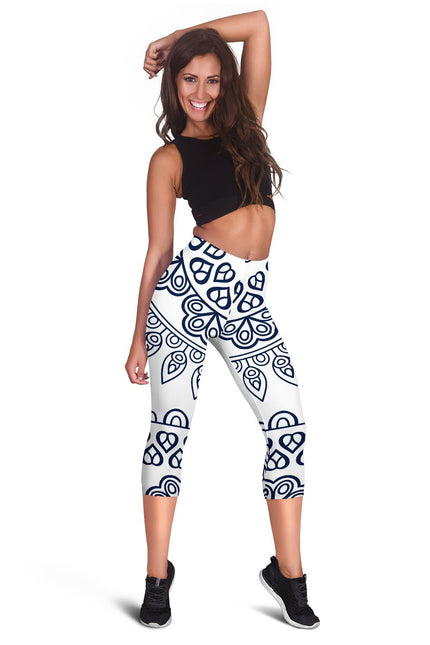 Mandala Capris Leggings - Carbone's Marketplace