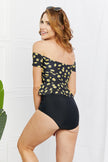 Marina West Swim Coastal Cutie Off-Shoulder Swim Tankini Set in Sunflower - Carbone's Marketplace