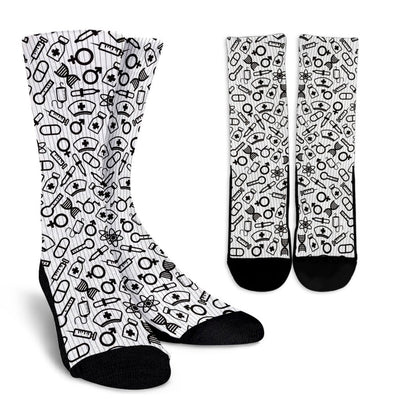 Medical Icon Crew Socks - Carbone's Marketplace