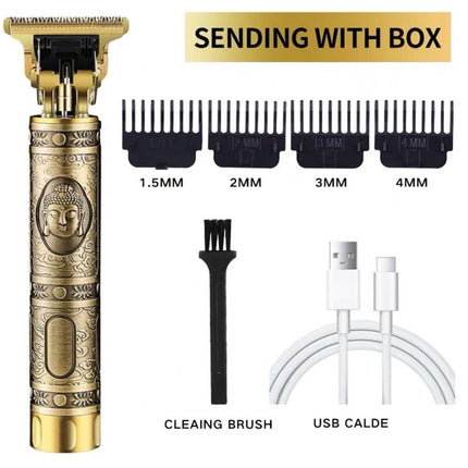 Men's Beard Hair Clipper Designer Random Electric Professional - Carbone's Marketplace