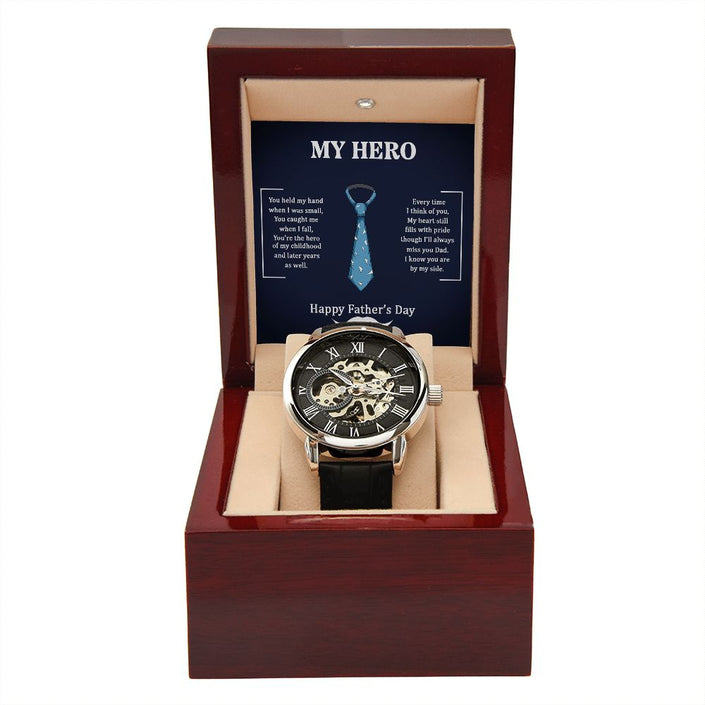 Men's Openwork Watch for Dad - Carbone's Marketplace