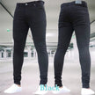 Men's Pants Retro Washing Zipper Stretch Jeans - Carbone's Marketplace