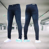 Men's Pants Retro Washing Zipper Stretch Jeans - Carbone's Marketplace