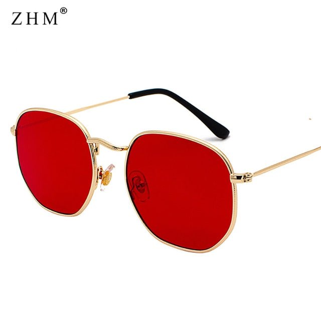Men's Square Metal Frame Sunglasses - Carbone's Marketplace