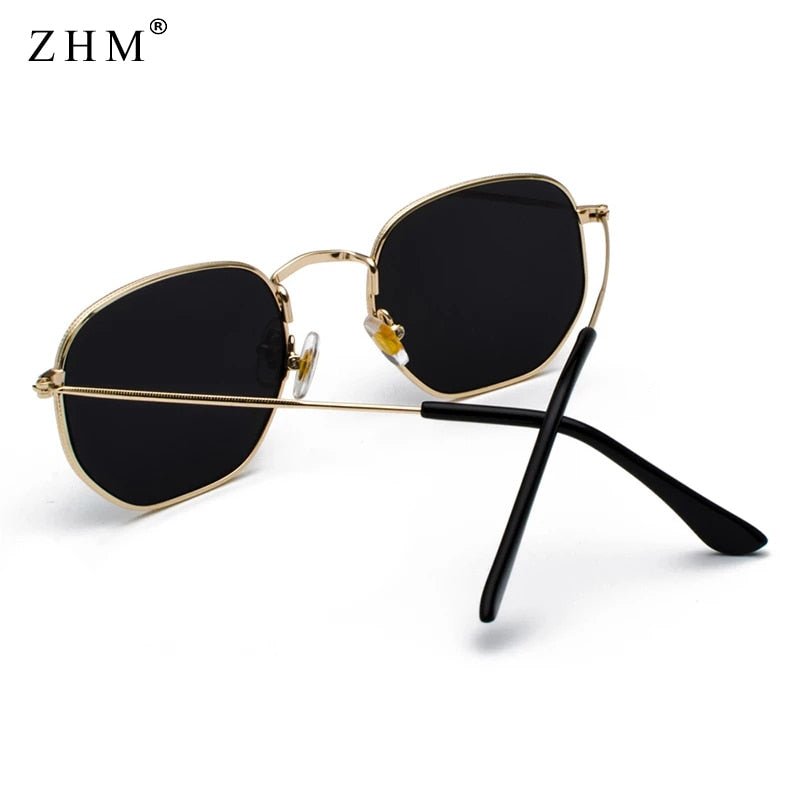 Men's Square Metal Frame Sunglasses - Carbone's Marketplace