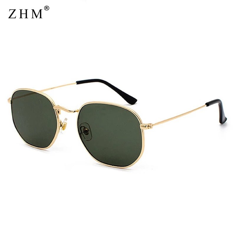Men's Square Metal Frame Sunglasses - Carbone's Marketplace