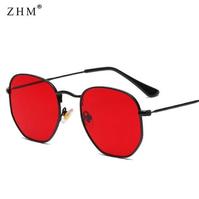 Men's Square Metal Frame Sunglasses - Carbone's Marketplace