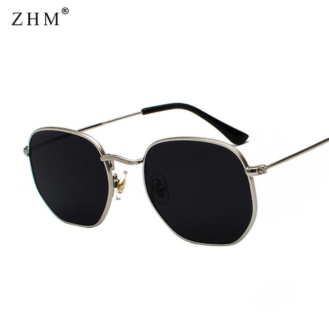 Men's Square Metal Frame Sunglasses - Carbone's Marketplace