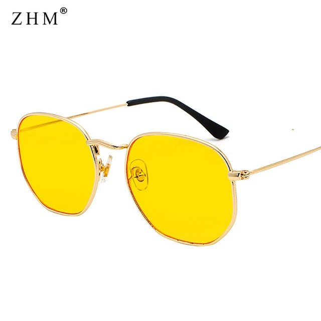 Men's Square Metal Frame Sunglasses - Carbone's Marketplace