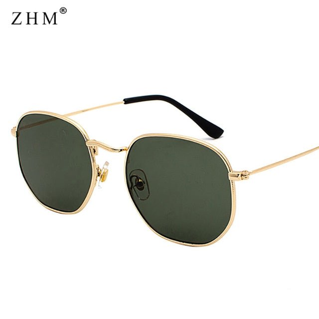 Men's Square Metal Frame Sunglasses - Carbone's Marketplace
