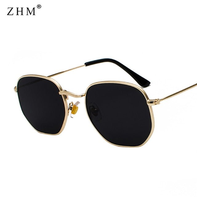Men's Square Metal Frame Sunglasses - Carbone's Marketplace